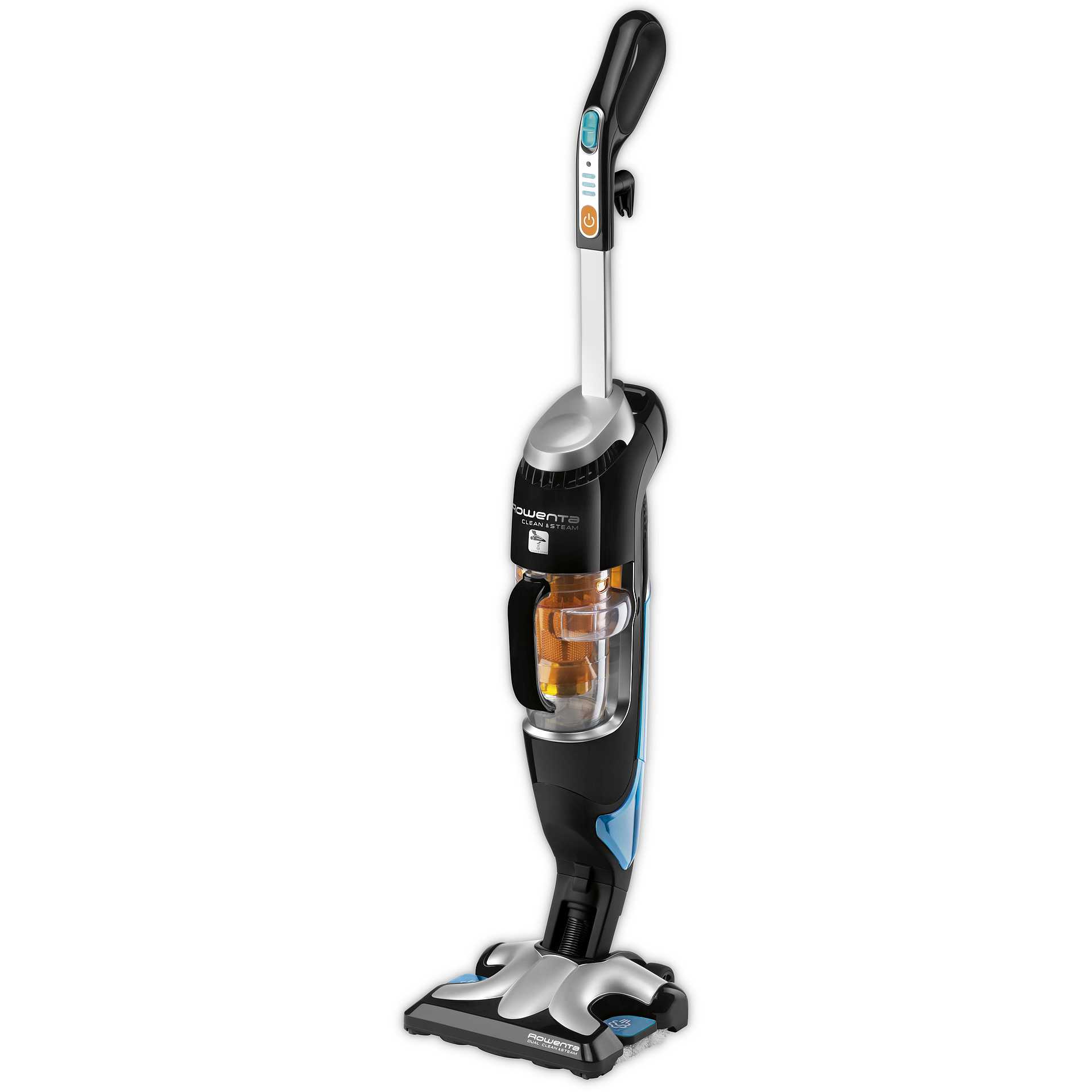 Rowenta RY7535 Clean \u0026 Steam scopa elettrica a vapore 1700 Watt colore nero  e argento - Pulizia superfici Scope elettriche - ClickForShop